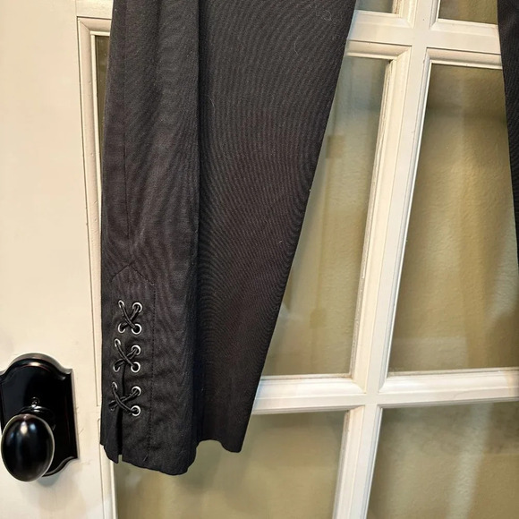 ANTHROPOLOGIE Elevenses Lace Up Trousers Slacks Pants - 12 - Picture 5 of 13